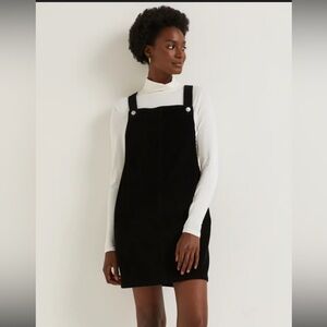 Overall Black Dress